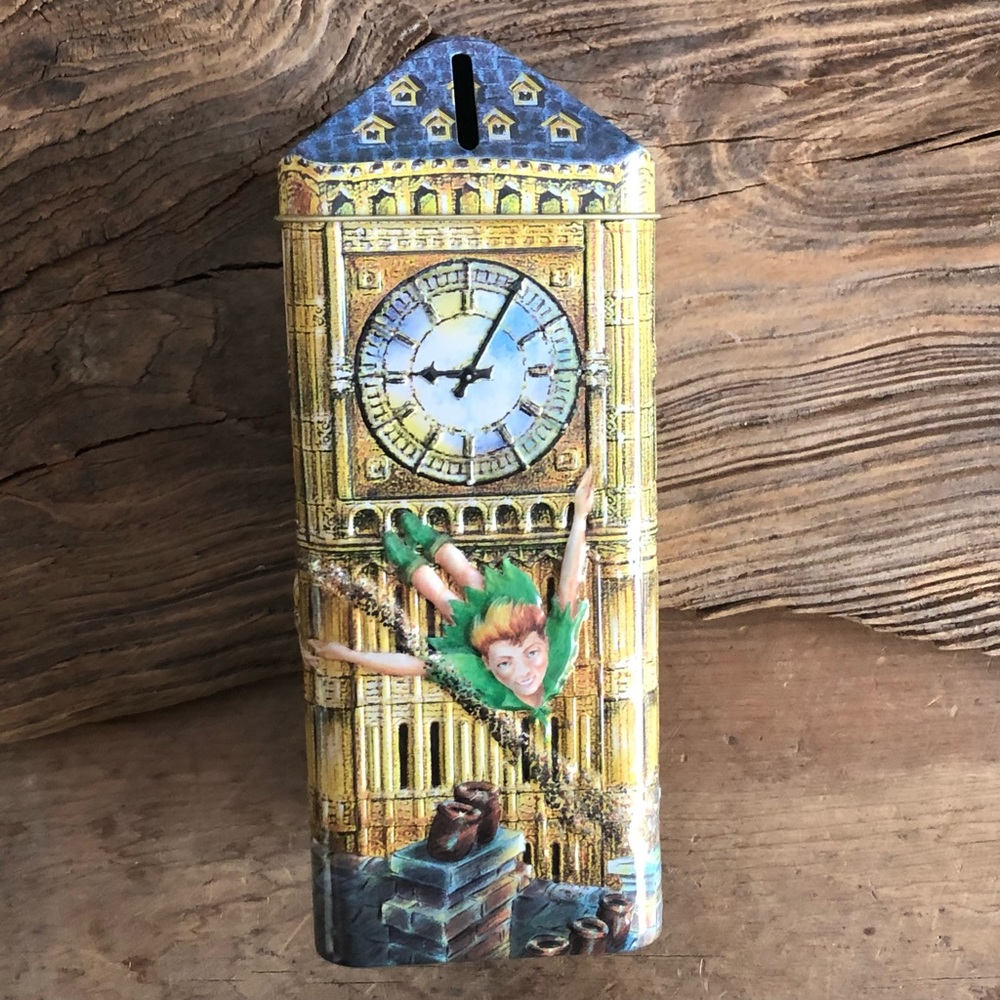 Peter Pan English Tin Coin Bank